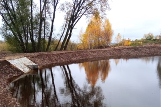 По просьбам местных жителей в Михайловском сельском поселении благоустроили пруд