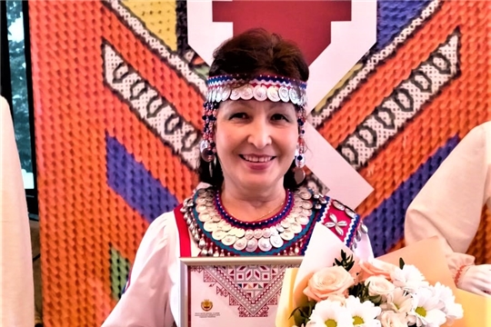 Мастерица из Цивильского района приняла участие в праздничном мероприятии, посвященном Дню чувашской вышивки