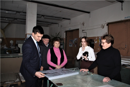 Глава округа Алексей Иванов поздравил коллектив газеты «Цивильский вестник» с профессиональным праздником