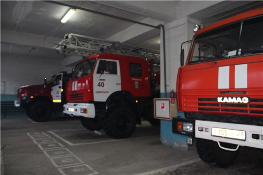 Глава округа Алексей Иванов ознакомился с деятельностью  пожарной части г. Цивильска