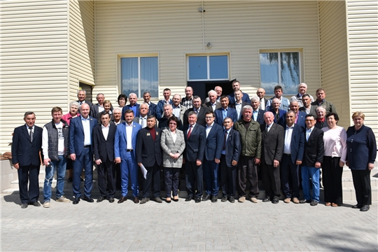 Выездное заседание правления «Союза ветеранов агропромышленного комплекса Чувашской Республики» в Алатырском районе
