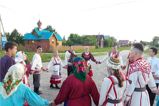 Фольклорный ансамбль «Янтал» Чебоксарского музыкального училища им. Ф.П. Павлова в гостях в Сойгинском сельском поселении