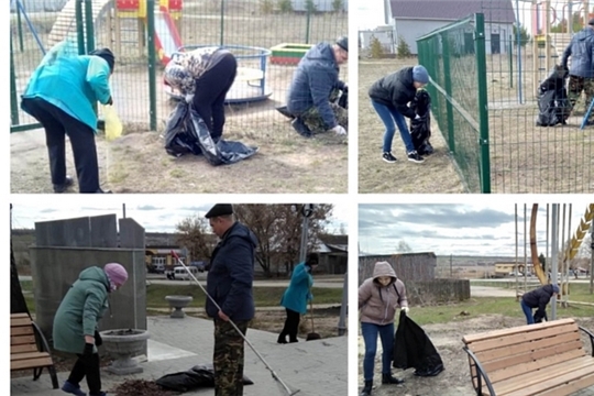 В Алатырском районе подвели итоги месячника по санитарной-экологической уборке и благоустройству населенных пунктов