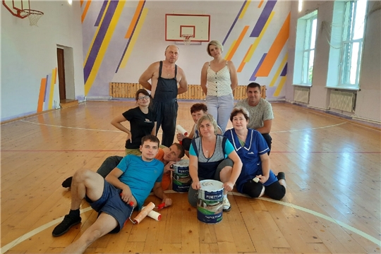 Спортзал Алтышевской средней школы готов к новому учебному году 