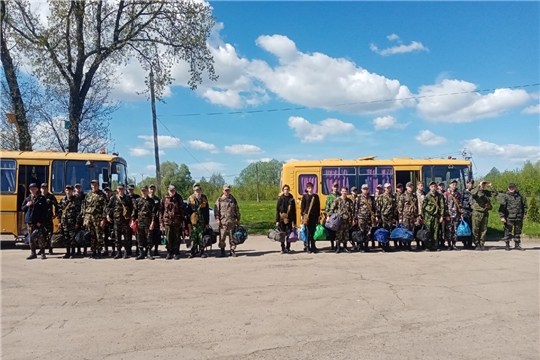 Сегодня на базе ДОЛ "Звёздный" г. Цивильск начались 5-ти дневные учебные сборы для юношей 10-х классов