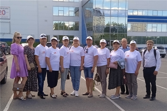 Делегация работников культуры Аликовского района приняла участие на открытие чемпионата России по лёгкой атлетике-2022