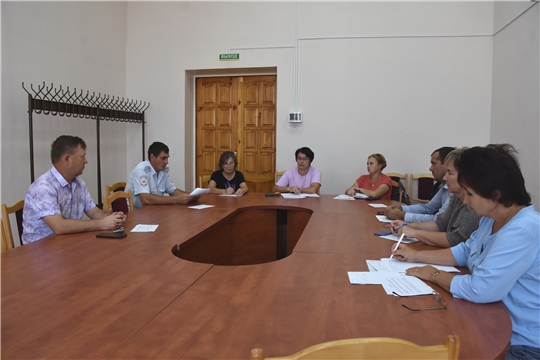 Состоялось очередное  заседание комиссии по профилактике правонарушений в Аликовском районе