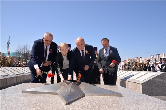 Батыревцы отметили 77-ю годовщину Победы в Великой Отечественной войне