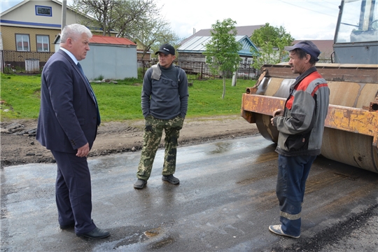 Ремонт автодороги  «Батырево- Сугуты»