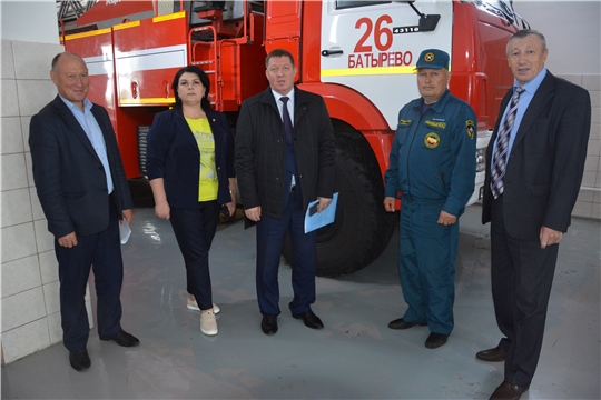Батыревский район посетил председатель Государственного комитета Чувашской Республики по делам гражданской обороны и чрезвычайным ситуациям