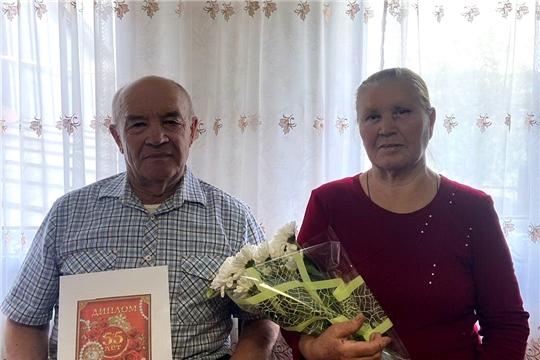 55 - лет вместе… Супруги Кирилловых из д.Новое Бахтиарово отметили 55 -летие совместной жизни