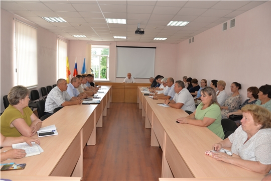 Еженедельное совещание с руководителями структурных подразделений и главами сельских поселений