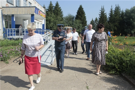 В Чебоксарском районе проходит приемка образовательных учреждений к новому учебному году