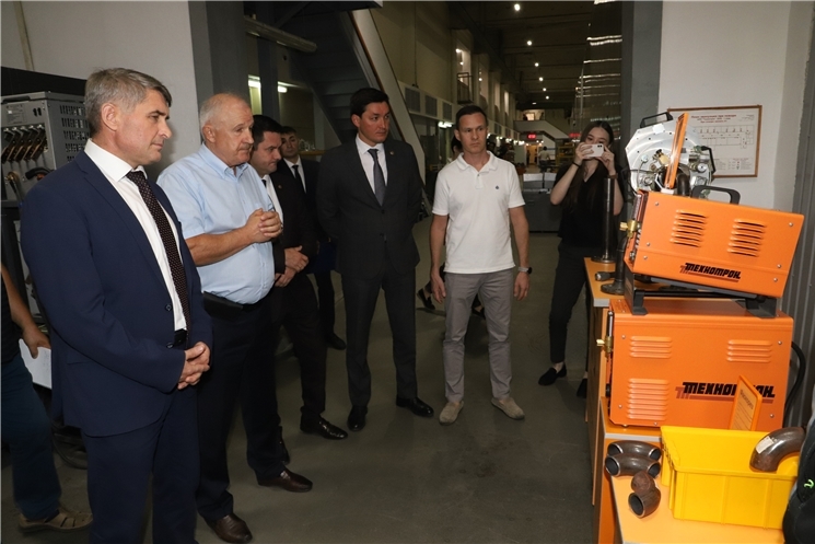 «Технотрон» НПП предприятине Чăваш Ен Пуҫлăхĕ ҫитсе килнĕ