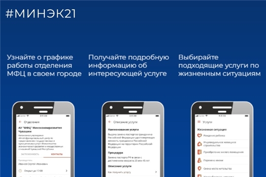 Мобильное приложение МФЦ21 скачали более тысячи раз