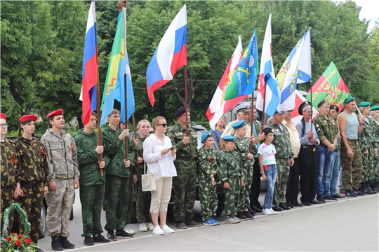 На алатырской земле поприветствовали ветеранов «Боевого братства» и юнармейцев Ульяновской области