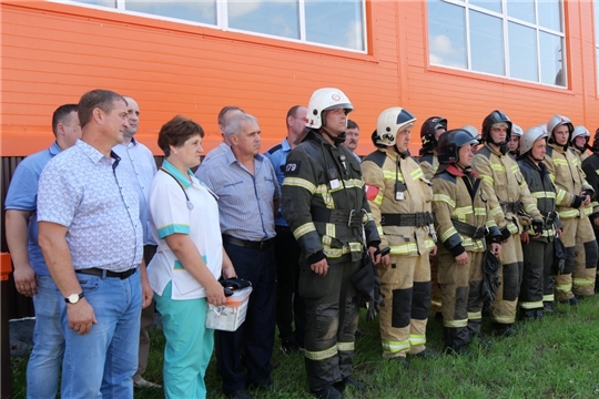 В АО «Завод «Электроприбор» прошло практическое учение по пожарной безопасности