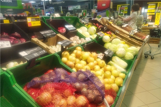 В чебоксарских магазинах снизились цены на овощи, чай и колбасу