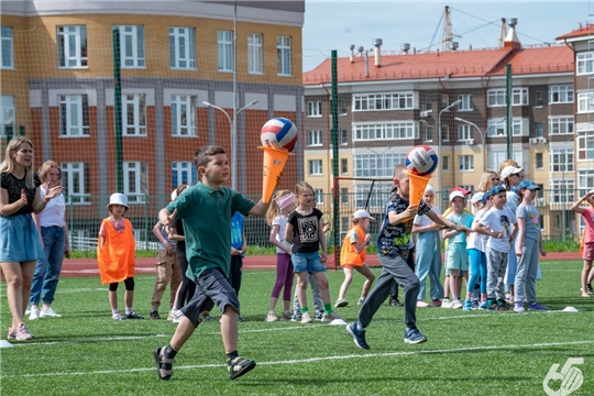 Спортивное лето в образовательных учреждениях города Чебоксары