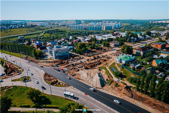 В районе Гражданского перекрестка открылось движение по новому участку дороги