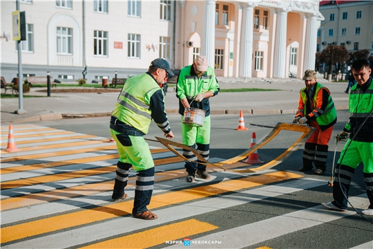 Разметочные работы на городских дорогах завершатся в конце июня