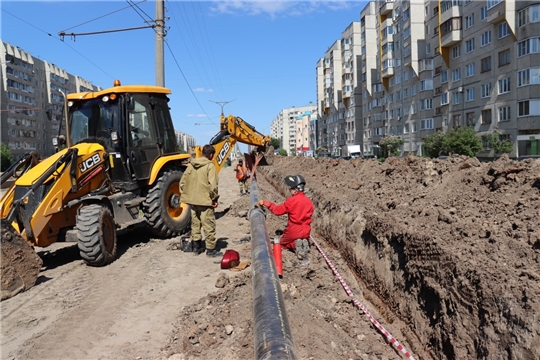 В Чебоксарах регулируют дорожное движение рядом с реконструкцией транспортного кольца