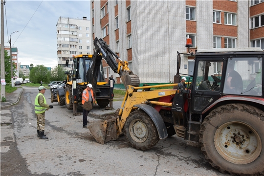 Сезон ремонтно-строительных работ в Чебоксарах в самом разгаре