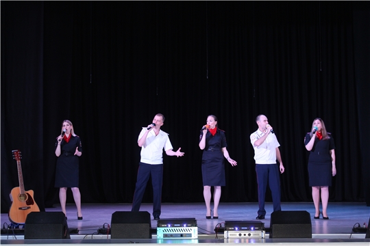 В городском Дворце культуры г. Канаш состоялся праздничный концерт, посвященный дню образования органов внутренних дел Чувашской Республики