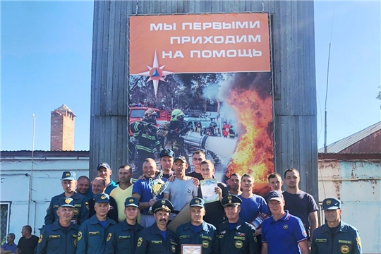 В селе Красноармейское состоялись соревнования по пожарно-спасательному спорту