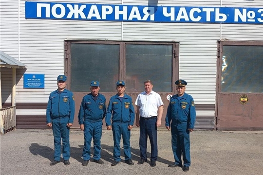 В Моргаушском районе Сергей Павлов обсудил вопросы обеспечения безопасности на воде и пожарной безопасности