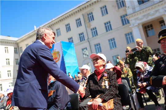 Праздничный парад, посвященный 77-летию Победы в Великой Отечественной войне