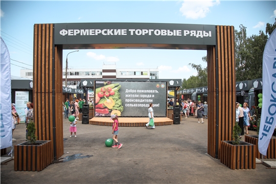 Олег Николаев посетил обновленный фермерский рынок в Чебоксарах