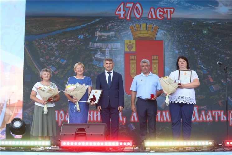 Олег Николаев принял участие в торжественном мероприятии, посвященном 470-летию города Алатырь
