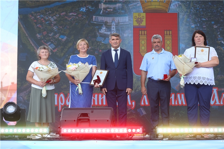 Олег Николаев принял участие в торжественном мероприятии, посвященном 470-летию города Алатырь