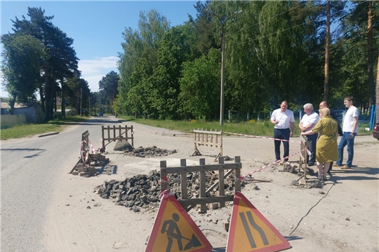 В ходе рабочего осмотра городских территорий