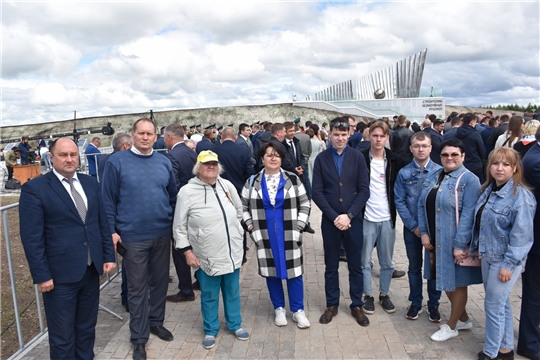 Делегация от города Шумерля приняла участие в открытии мемориального комплекса «Строителям безмолвных рубежей»
