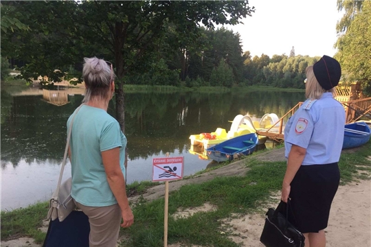 В Шумерле продолжаются профилактические рейды по водоёмам