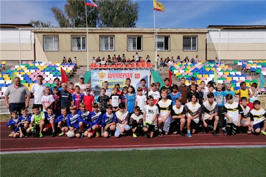 В городе Шумерля состоялся турнир по детскому дворовому футболу
