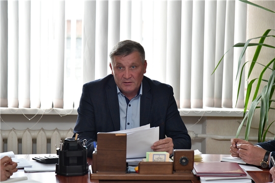 Глава администрации Ибресинского района Игорь Семёнов провел еженедельную планерку