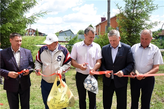 Открытие спортивного зала при Ширтанском ЦСДК