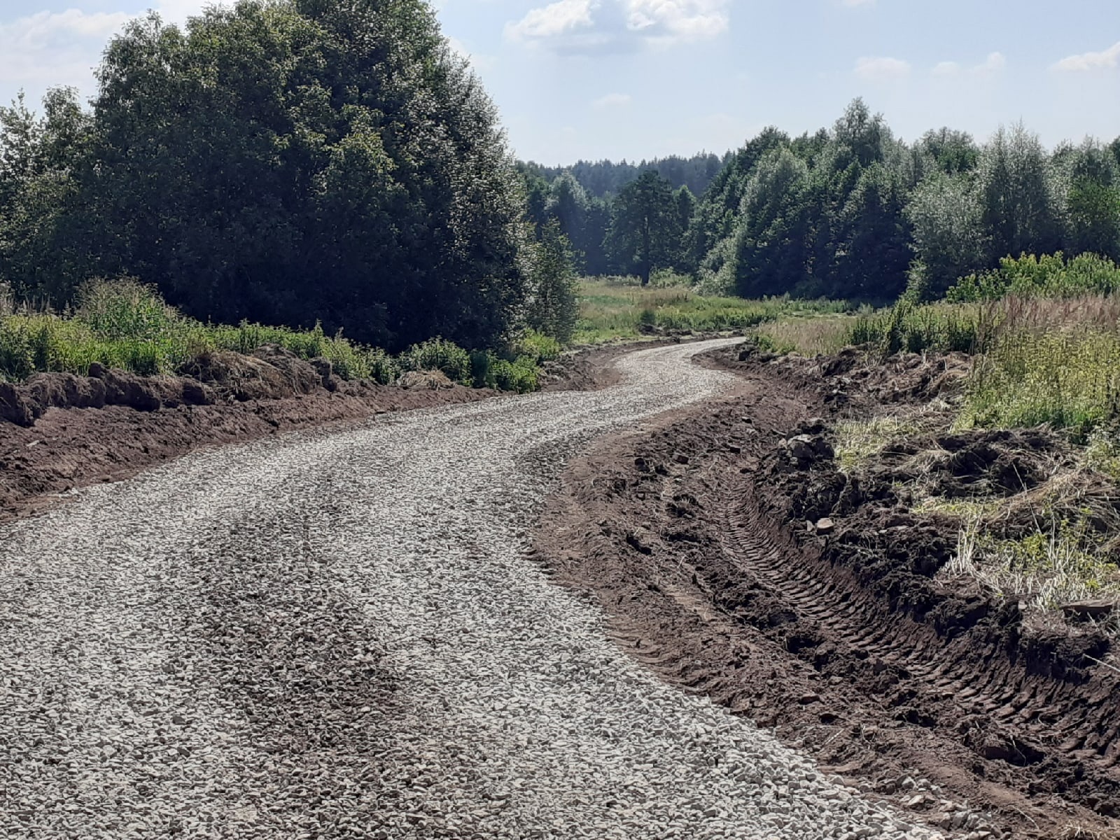 Отремонтирована грунтовая дорога в поселке Спотара Кировского сельского  поселения | 09.08.2022 | Ибреси - БезФормата