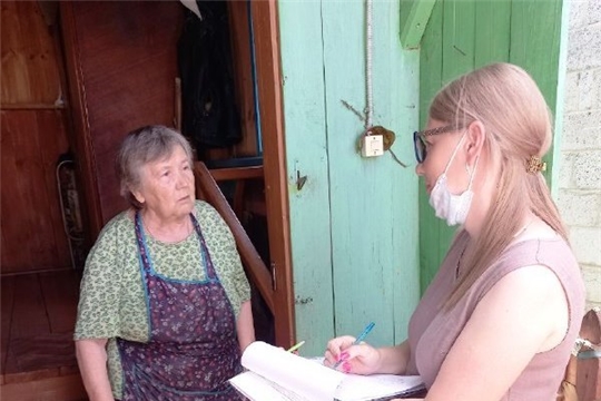 Выезды в сельские поселения Ибресинского района с целью проверки качества предоставляемых социальных услуг 