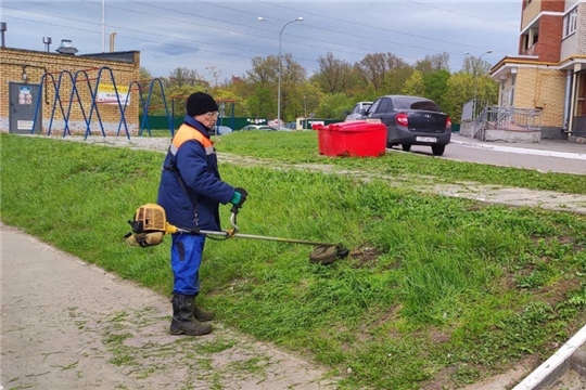 В Чебоксарах покос газонов выполнен на 7 % площадей