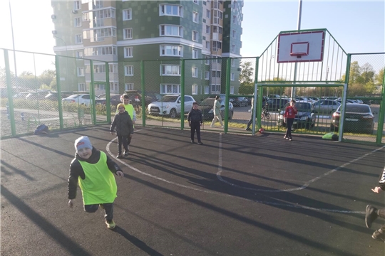 В Калининском районе г. Чебоксары активно развивается дворовый спорт