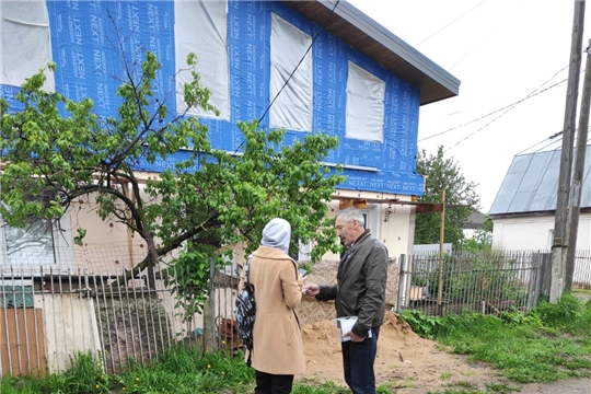 С жителями микрорайона Альгешево провели профилактические беседы о пожарной безопасности