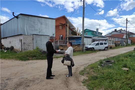 Особый противопожарный режим в Чебоксарах: с жителями частного сектора проводится профилактическая работа