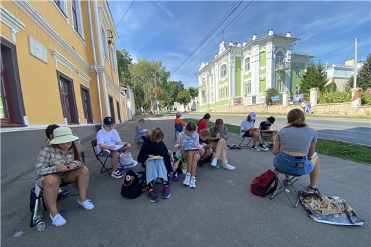 В Чебоксарах завершился пленэр, проводимый в рамках празднования Дня города