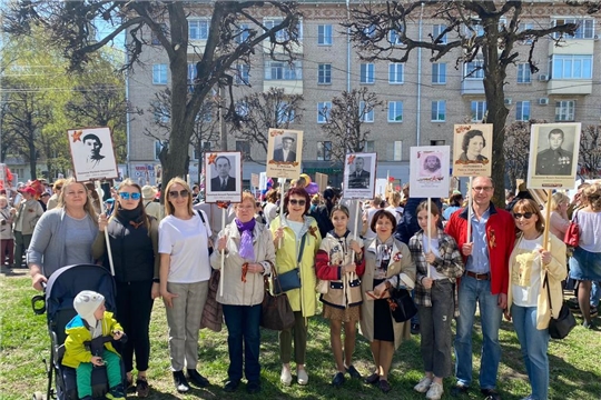 Сотрудники Контрольно-счетной палаты присоединились к акции "Бессмертный полк"
