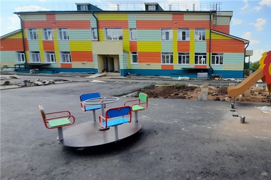 Благоустройство территории МБДОУ «Детский сад «Сеспель» 