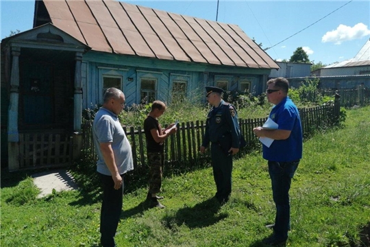 В районе продолжаются рейды по профилактике и предупреждению пожаров